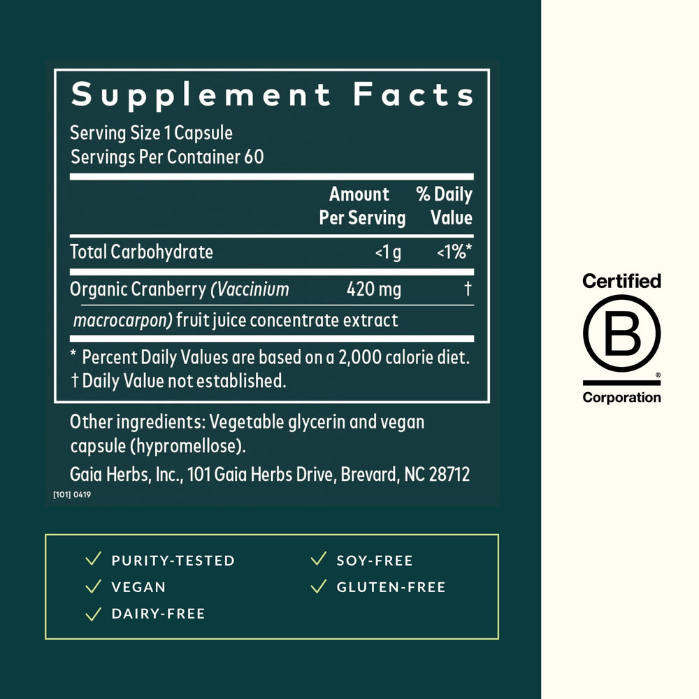 Close-up of 60 vegan liquid phyto-capsules