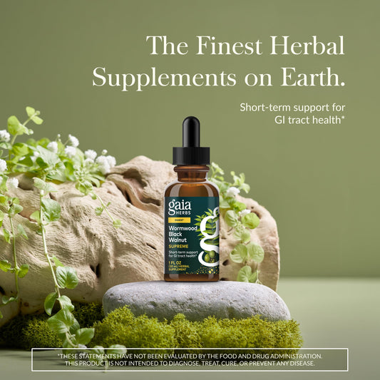 Gaia Herbs dropper pouring extract for convenient precise dosing benefit