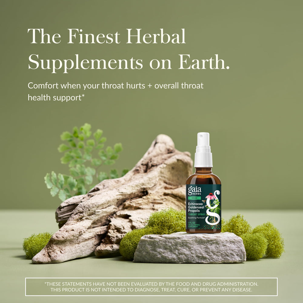 Close-up of echinacea root used in the spray