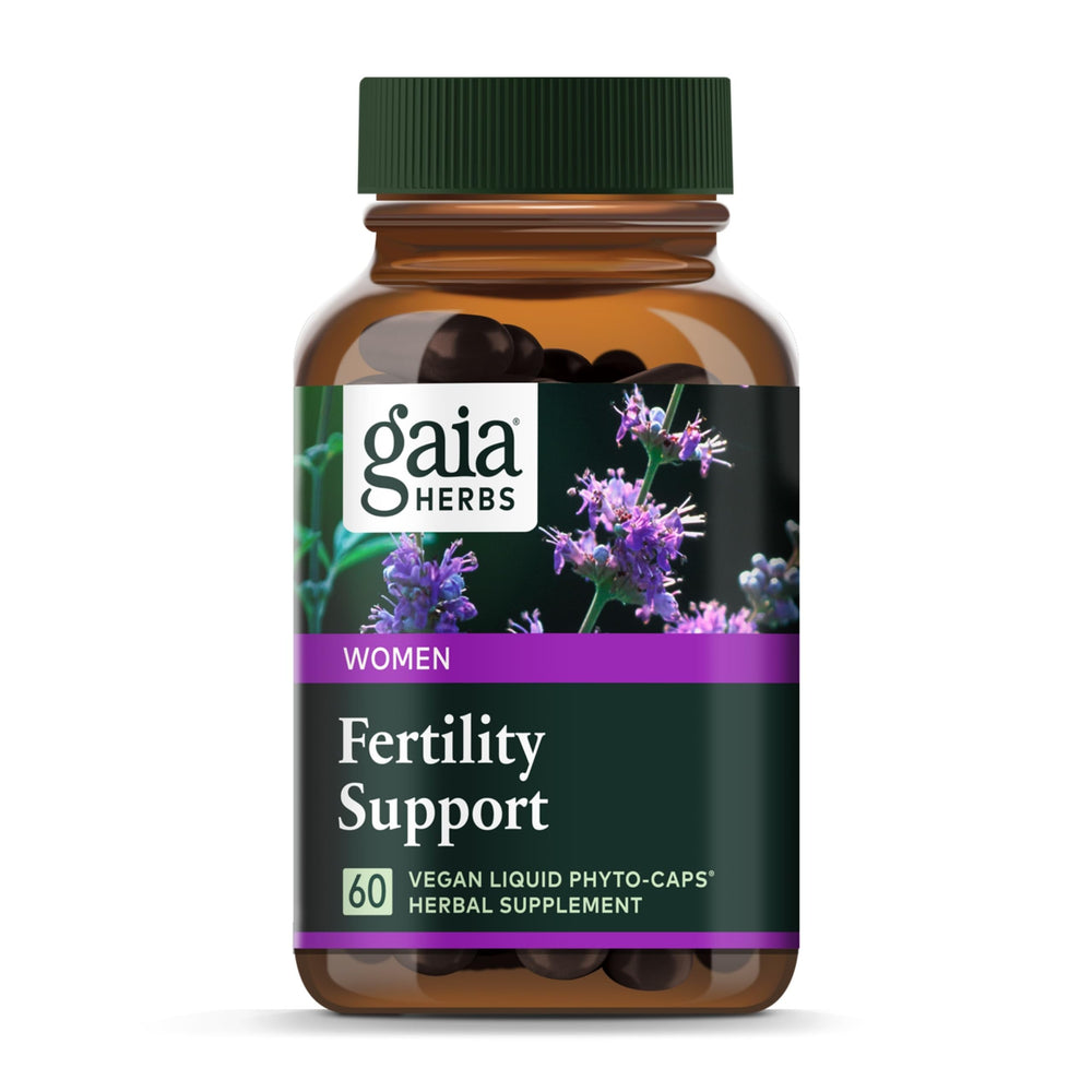 Gaia Herbs Fertility Support bottle and label