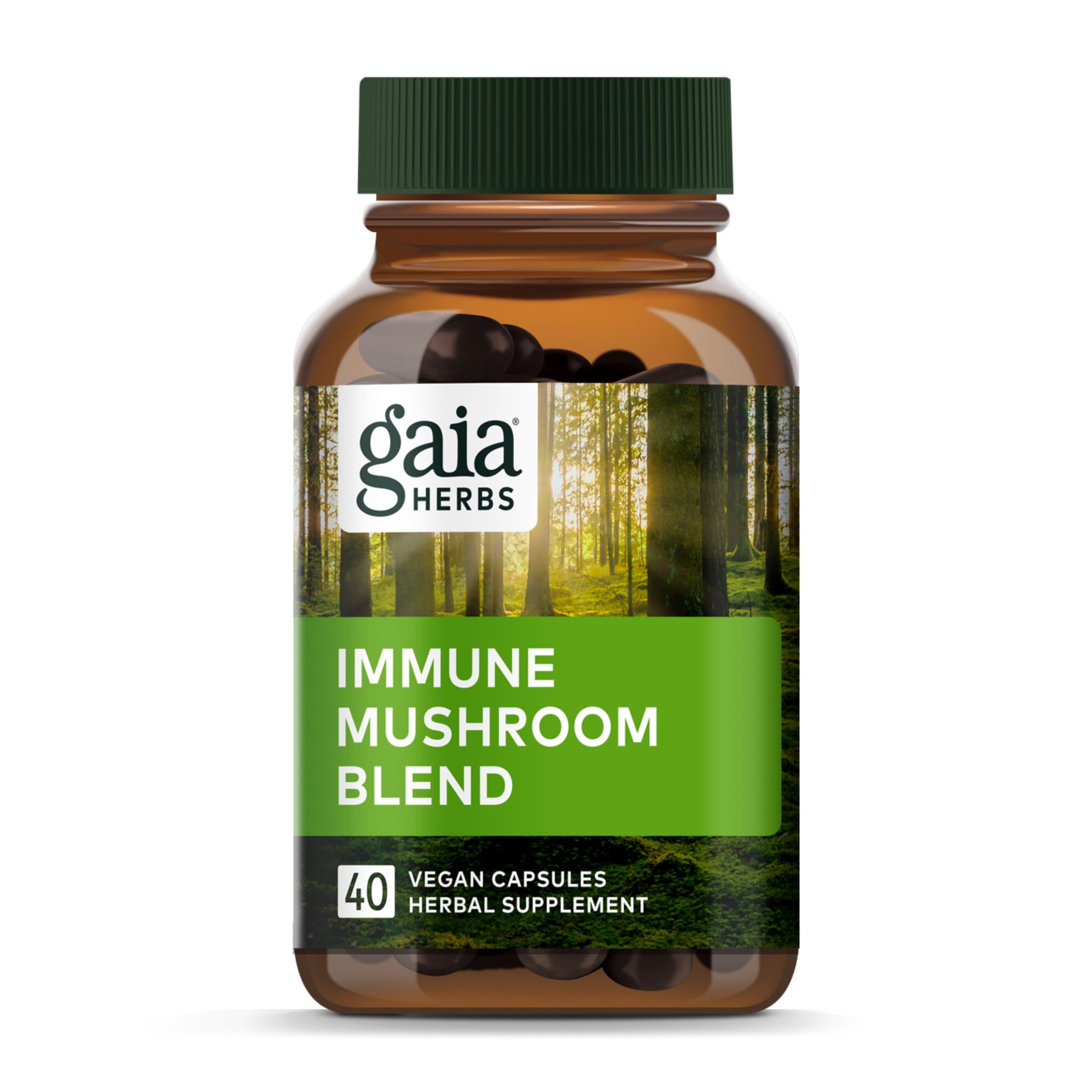 Gaia Herbs Immune Mushroom Blend bottle