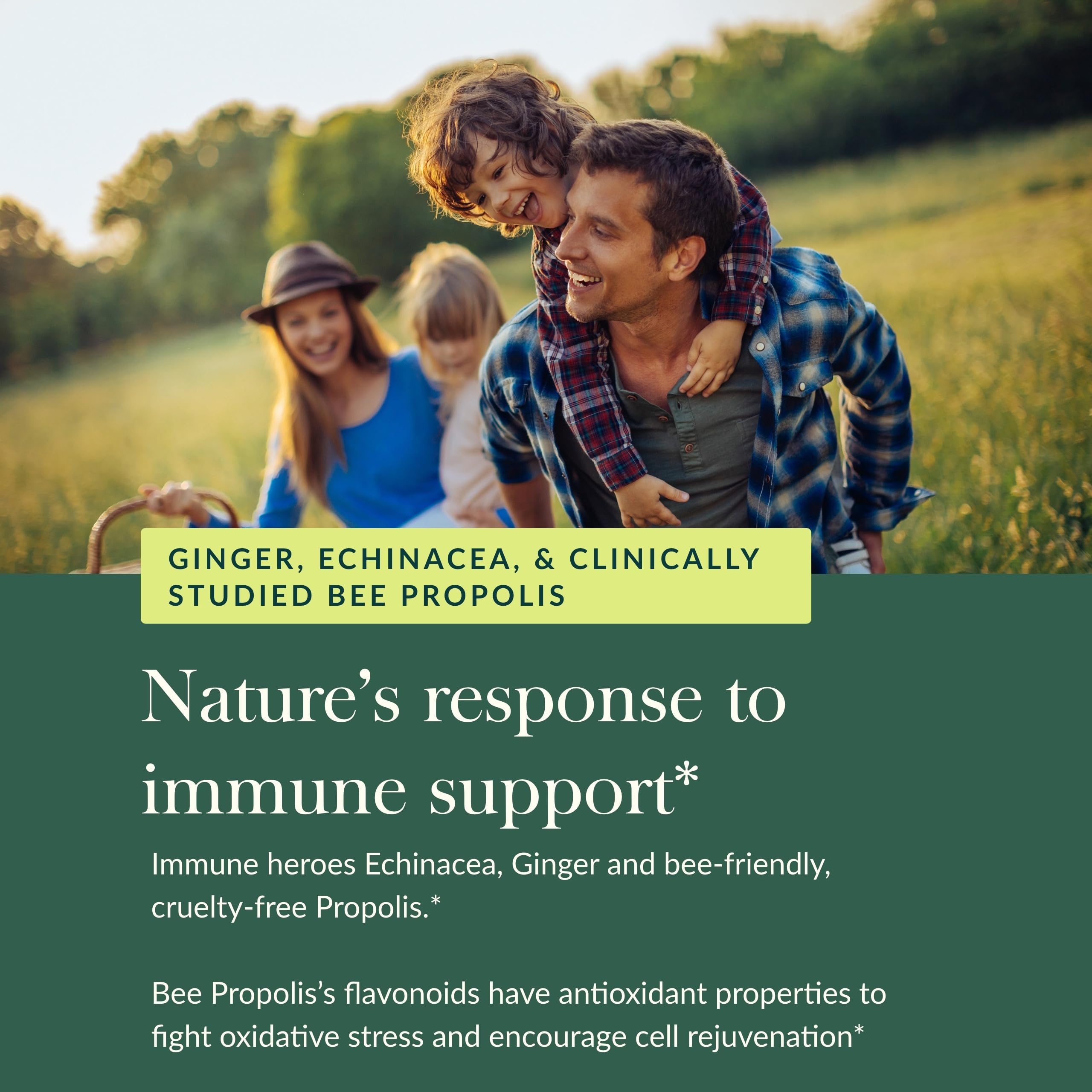 60-count bottle of Gaia Herbs Immune Rapid Defense Gummies