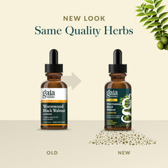 Gaia Herbs label closeup emphasizing clean formulation and ingredient transparency benefit