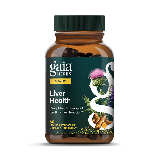 Gaia Herbs Liver Health bottle label