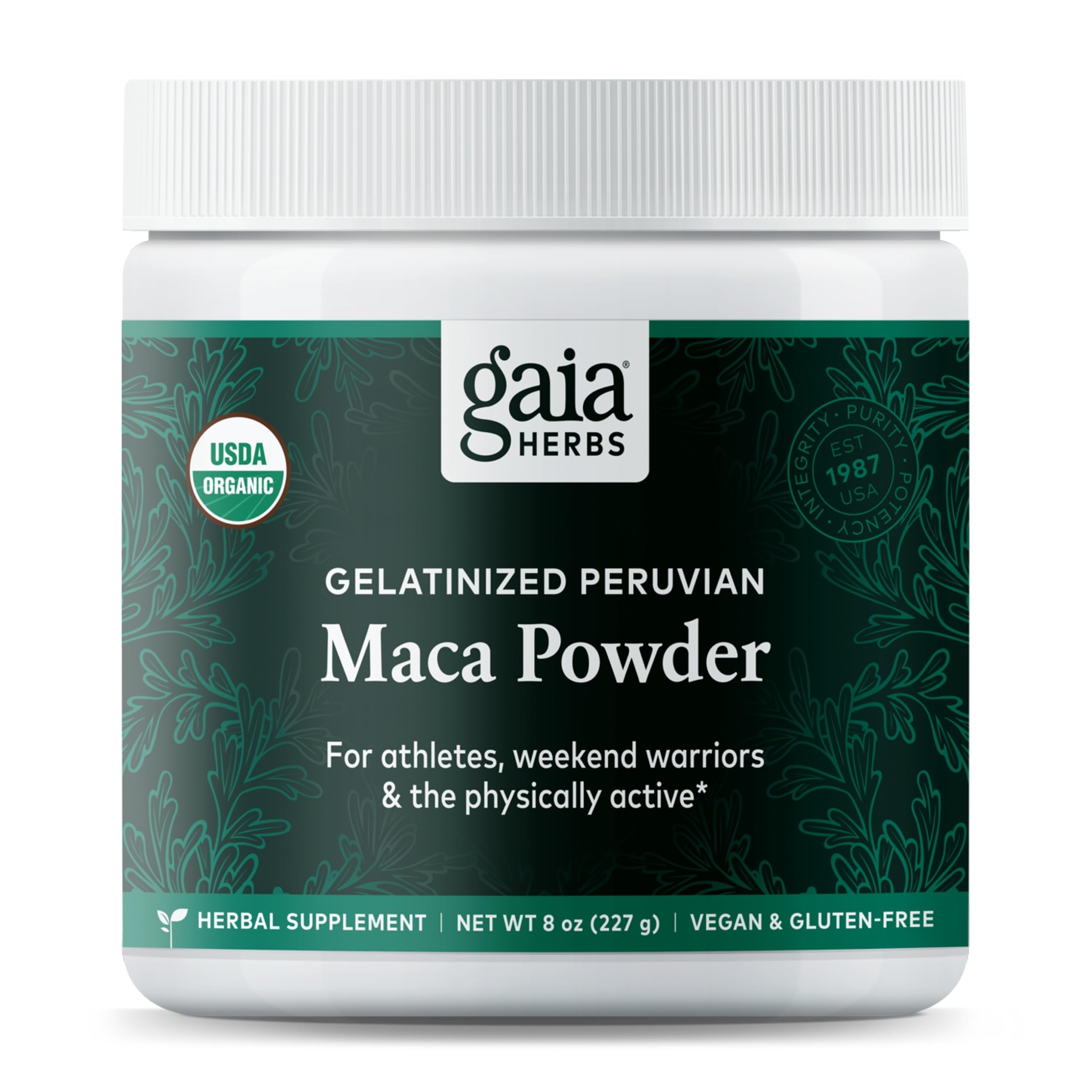 Gaia Herbs Maca Powder 8 oz jar