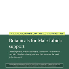 Gaia Herbs Male Libido packaging box with bottle ready for everyday use