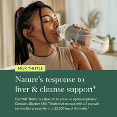 Quality and purity graphic for Gaia Herbs Milk Thistle