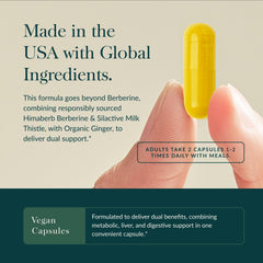 Gaia Herbs packaging opened to reveal clean, purity-focused supplement ingredients.