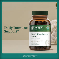 Organic elderberry fruit extract used in PRO formula