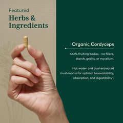 GAIA Herbs Pro Cordyceps packaging and bottle