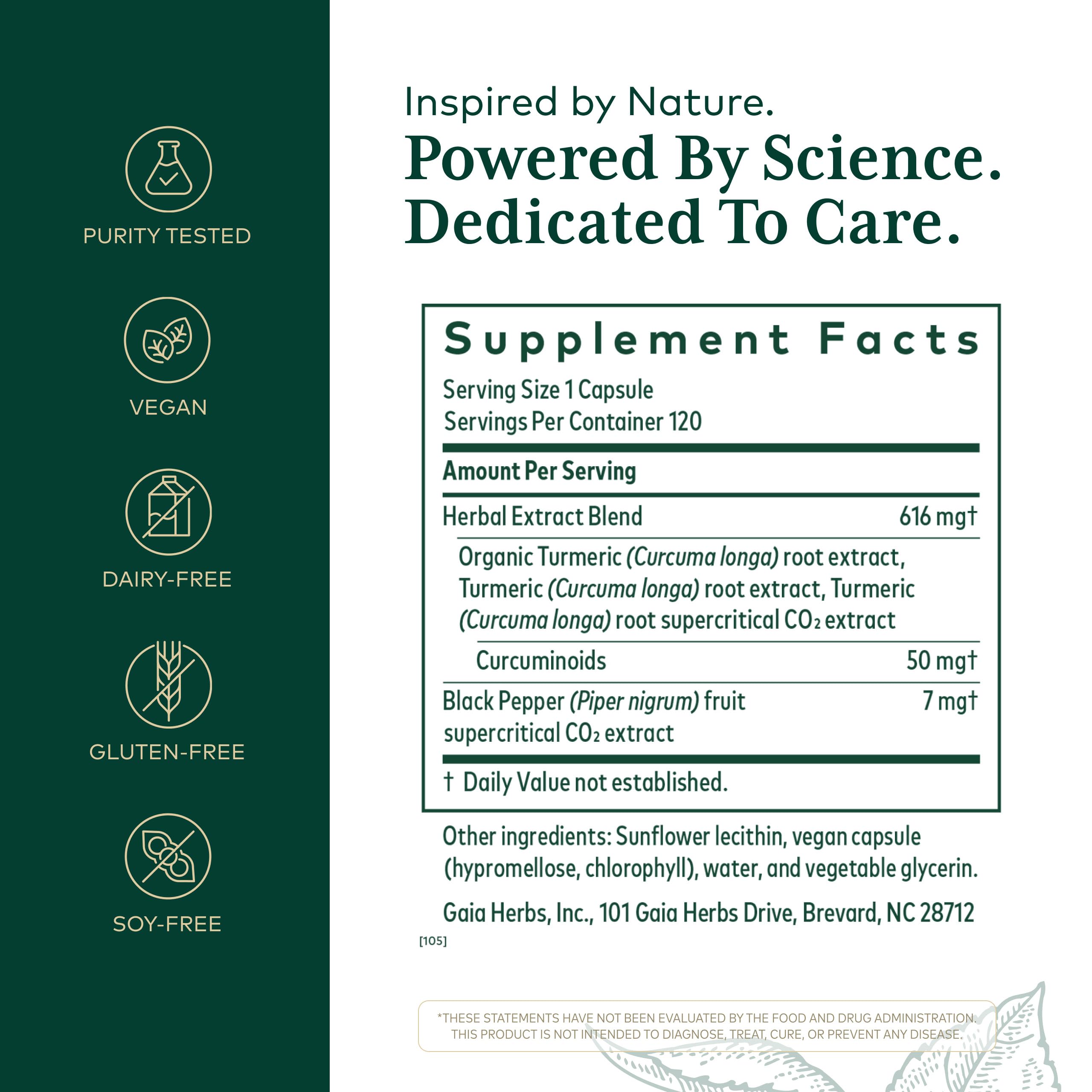 GAIA HERBS PRO close-up of liquid phyto-cap capsule displaying smooth texture and ease of swallowing