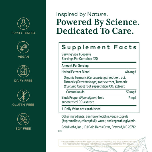 GAIA HERBS PRO close-up of liquid phyto-cap capsule displaying smooth texture and ease of swallowing