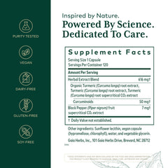 GAIA HERBS PRO close-up of liquid phyto-cap capsule displaying smooth texture and ease of swallowing