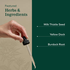 Milk thistle, yellow dock, echinacea and other herbs used in PRO Detox