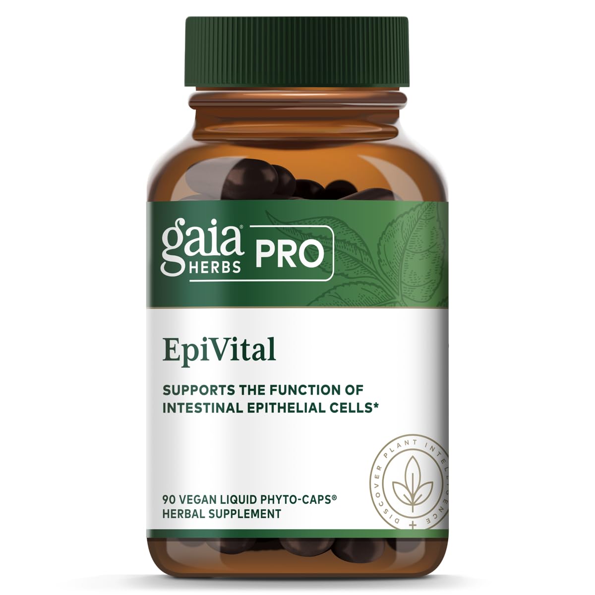 Gaia Herbs PRO EpiVital bottle with 90 vegan liquid phyto-caps