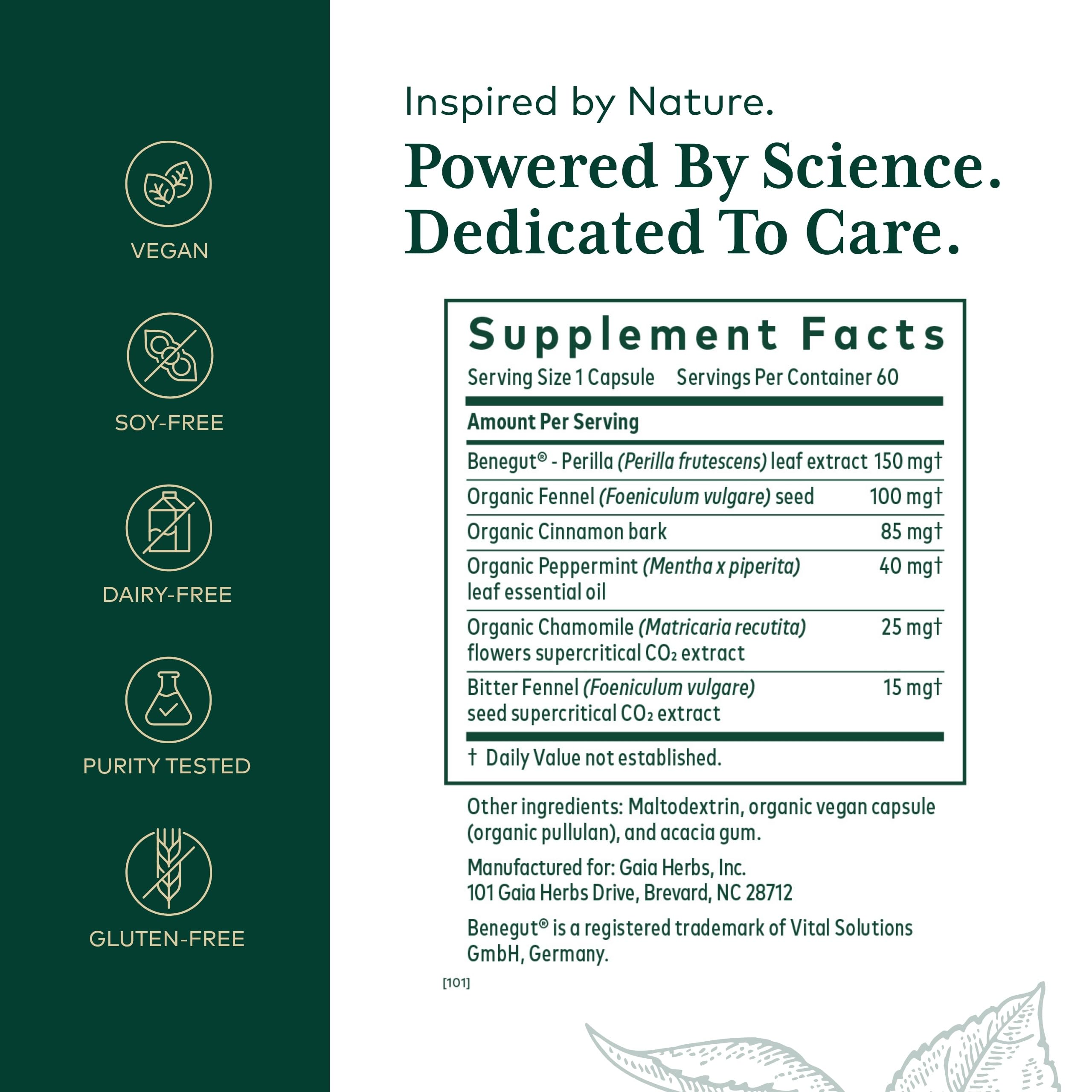 Close-up of Benegut ingredient for GI health