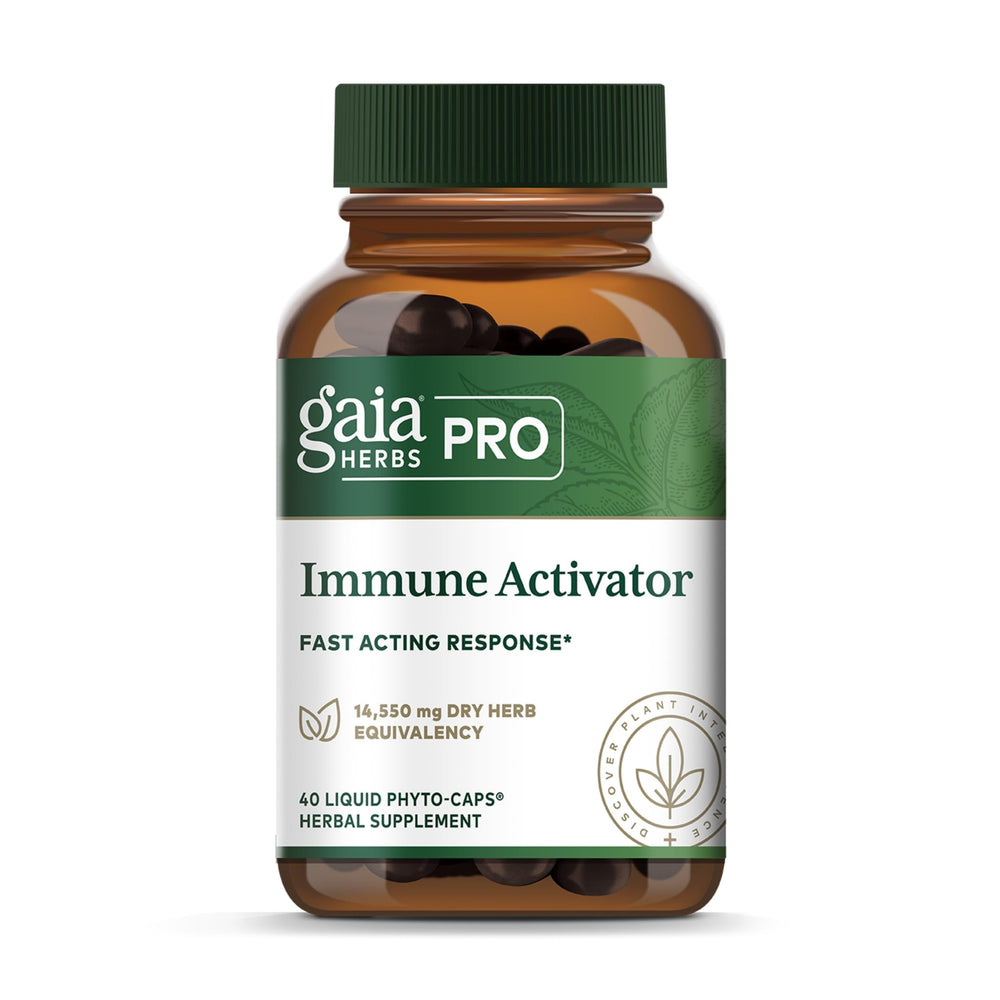 Gaia Herbs Pro Immune Activator bottle front label