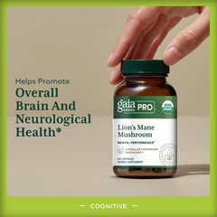Each capsule provides 2,500 mg dried Lions Mane mushroom