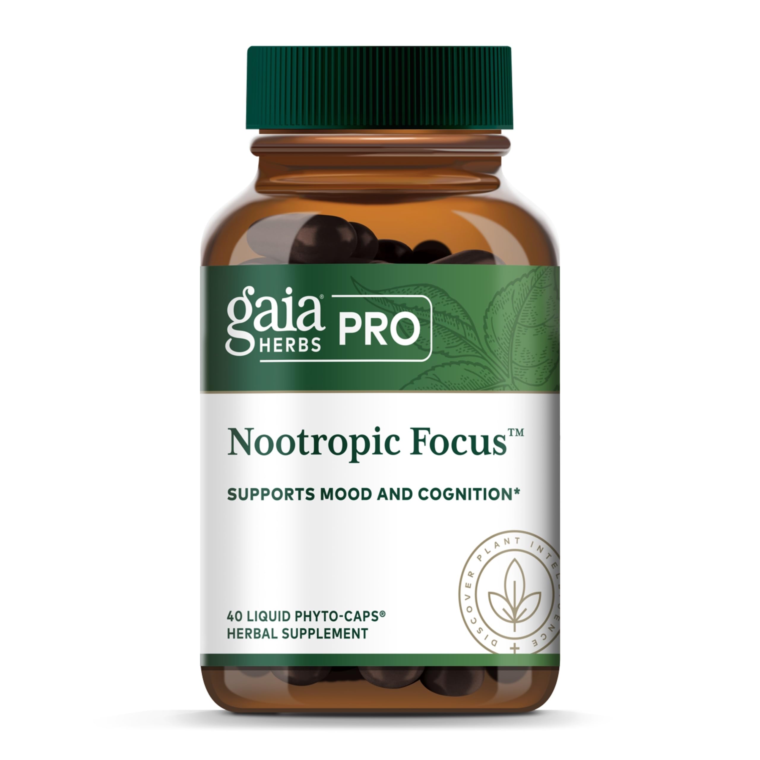 GAIA Herbs PRO Nootropic Focus bottle front