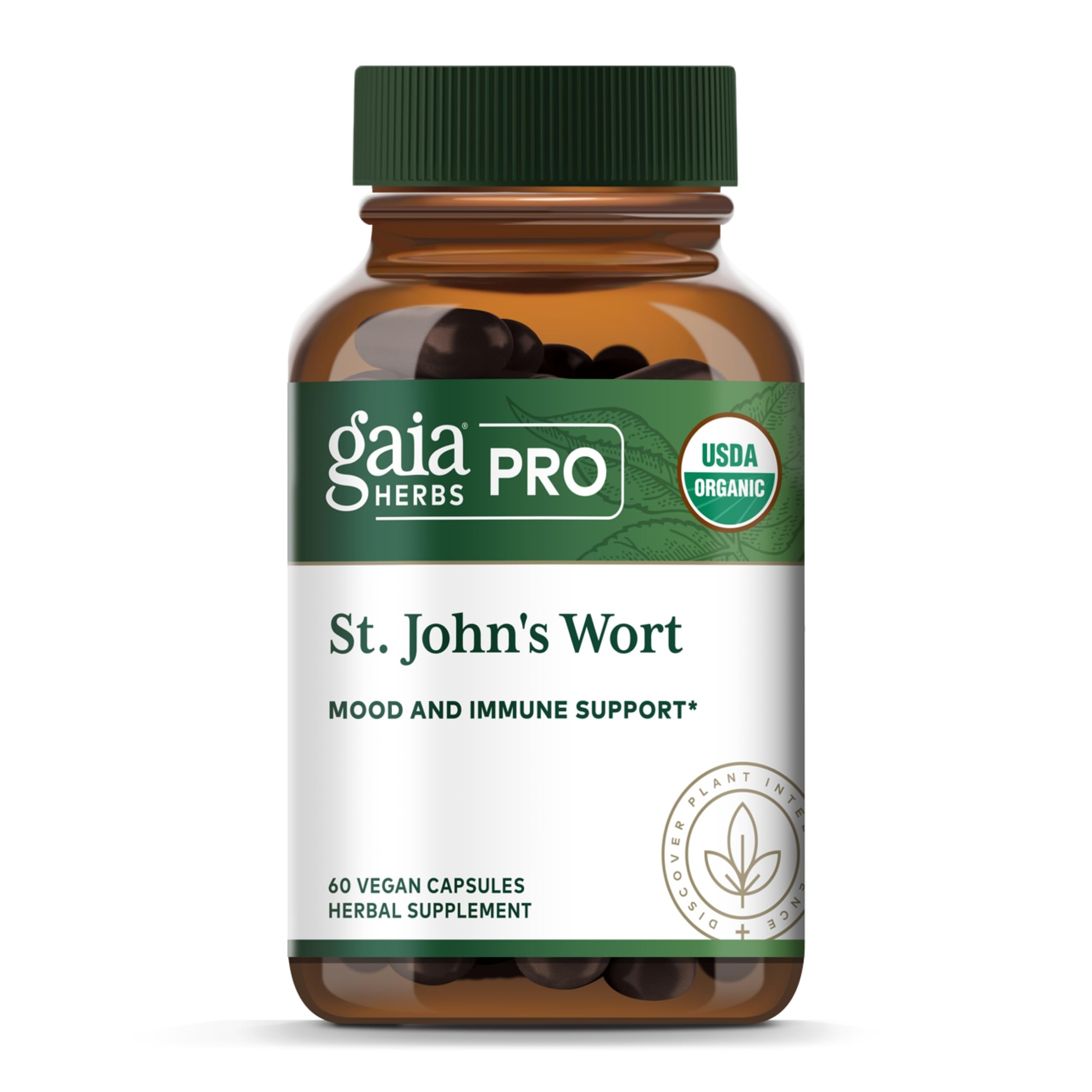 Gaia Herbs Pro St. John's Wort bottle front label