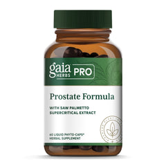 Gaia Herbs Pro Prostate Formula bottle with capsules