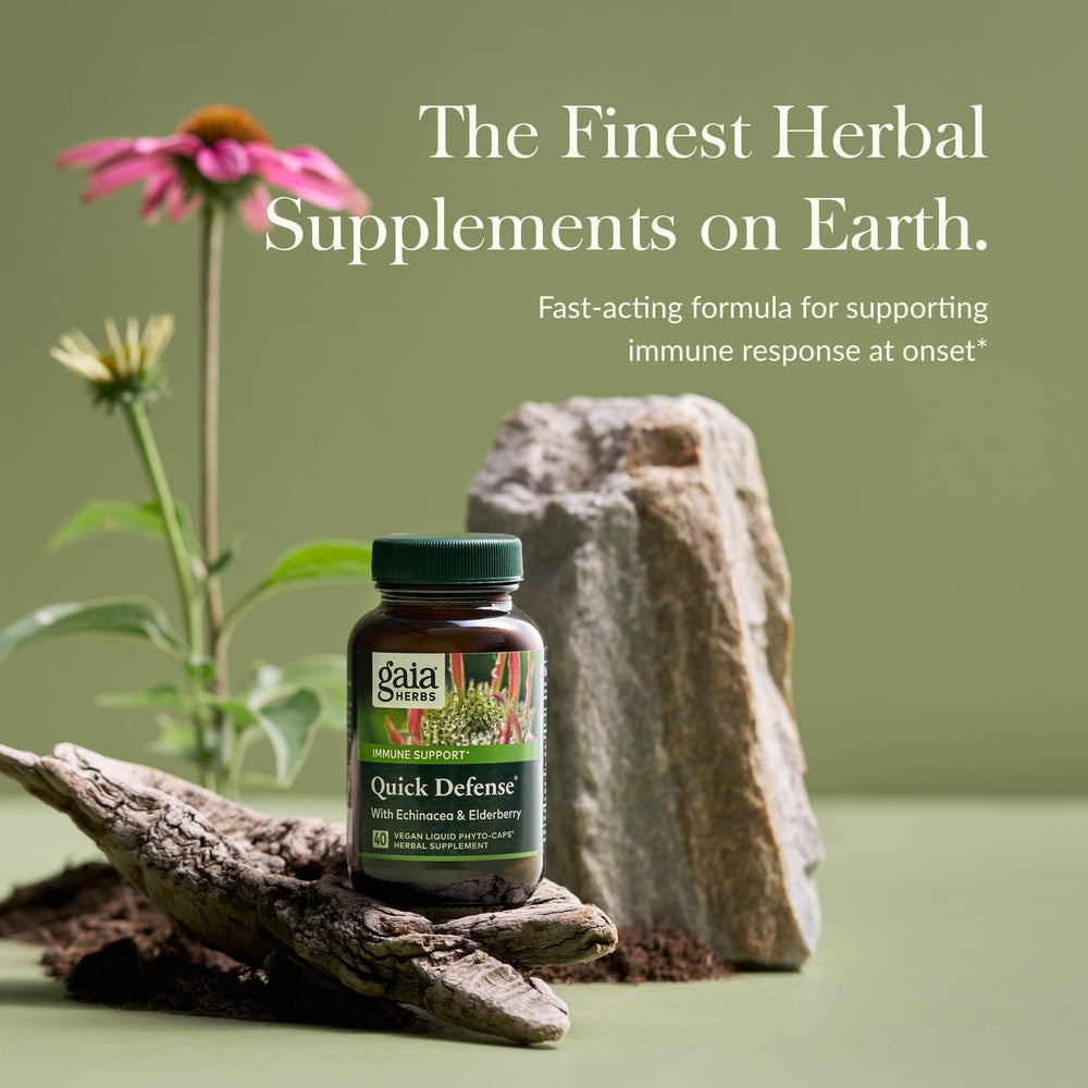 Ingredients include echinacea, elderberry, ginger, and andrographis