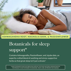 Gaia SleepThru passionflower image hints at tranquil night-time rituals.
