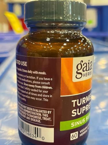 Gaia Herbs Sinus Support packaging highlights