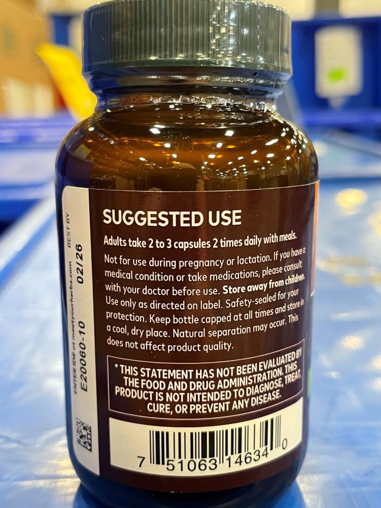 Side view of Gaia Herbs Turmeric Supreme Sinus Support bottle