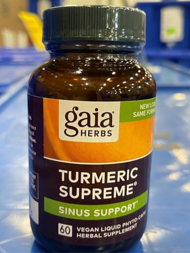 Overall Gaia Herbs Turmeric Supreme Sinus Support product shot