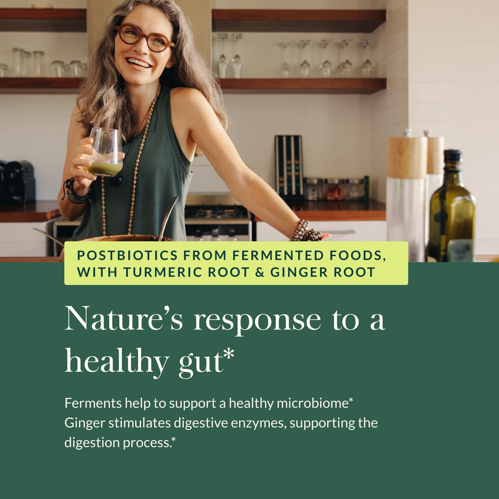 Vegan capsules with Gaia Herbs label