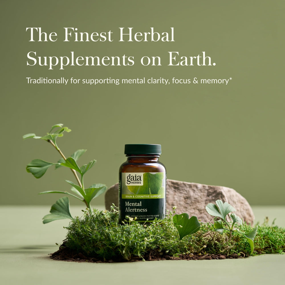 Brain-support ingredients: Eleuthero, Ginkgo Biloba, Gotu Kola