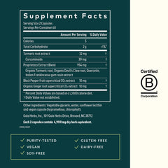 Organic turmeric illustration representing key ingredient