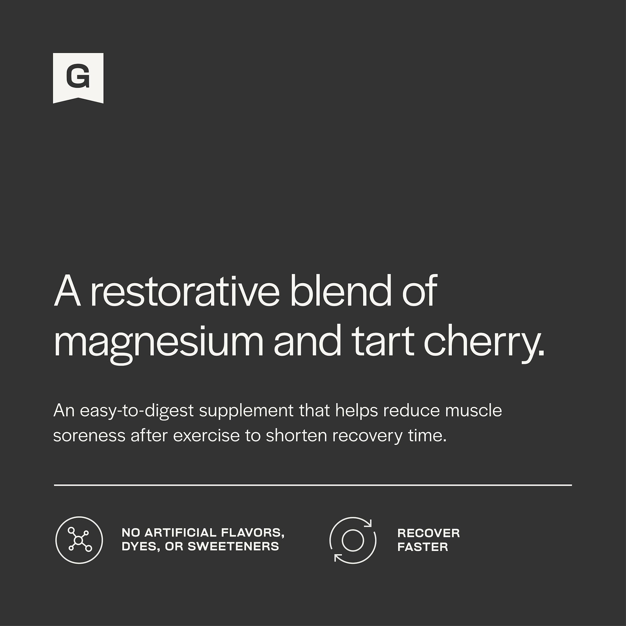 Gainful Recovery Boost Powder label close-up