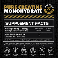 Athlete using Gains in Bulk Instantized Creatine during intense training