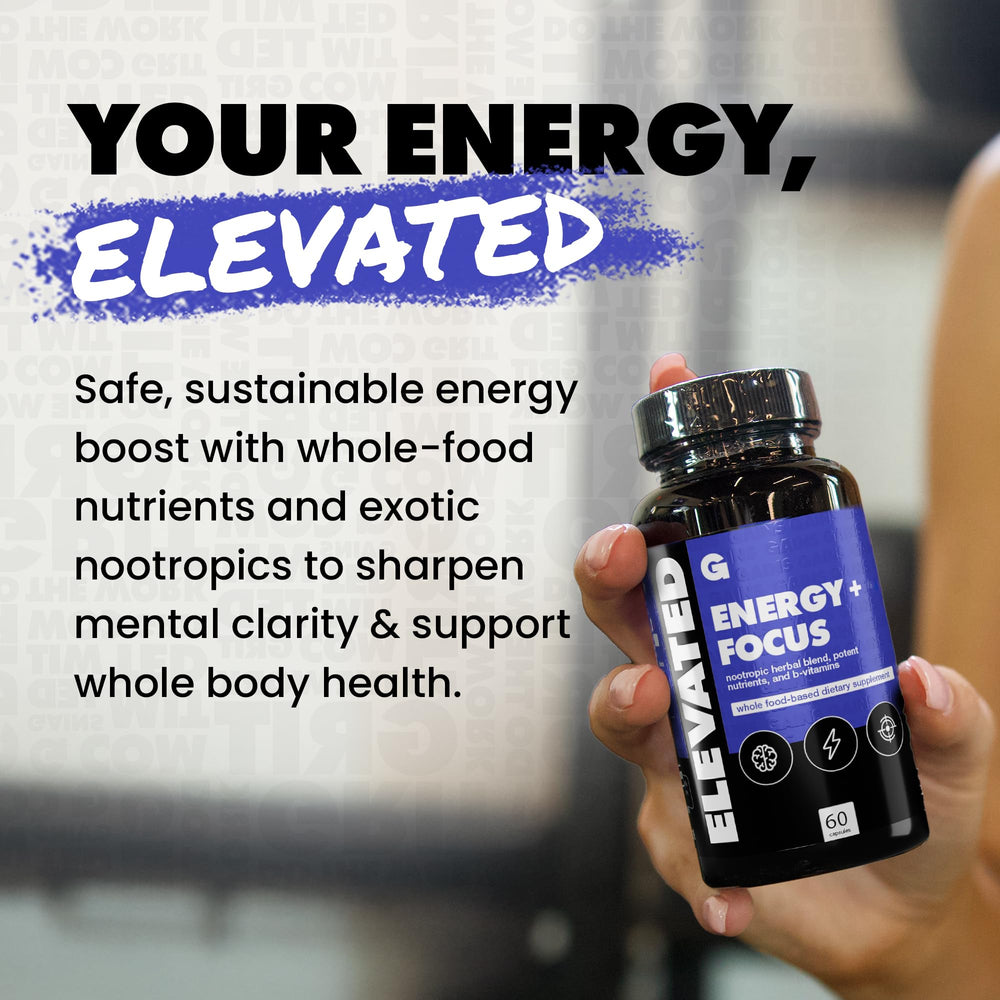 Close-up of Ginkgo Biloba, B vitamins and DMAE ingredients