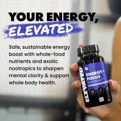 Close-up of Ginkgo Biloba, B vitamins and DMAE ingredients