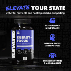 Vegan and gluten-free label on supplement bottle