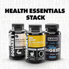 Visuals of energy, muscle recovery and immune support from Square 1