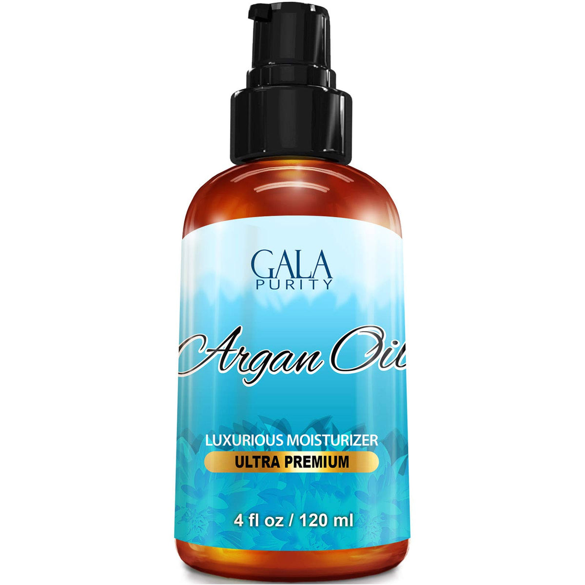 Gala Purity argan oil bottle for skin hydration and hair nourishment.