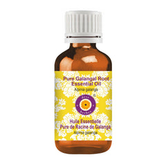 5ml amber glass bottle of Galangal Root Essential Oil