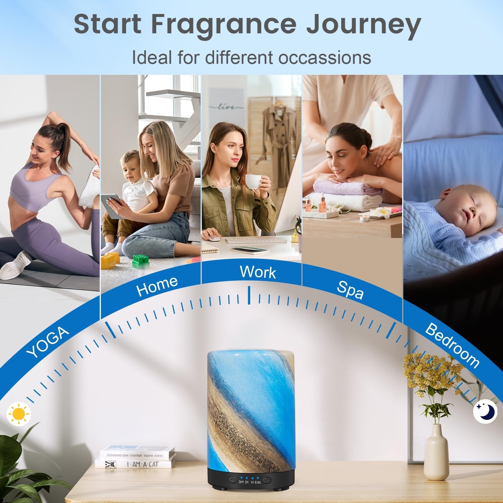 Galaxy Mist packaging with diffuser and accessories
