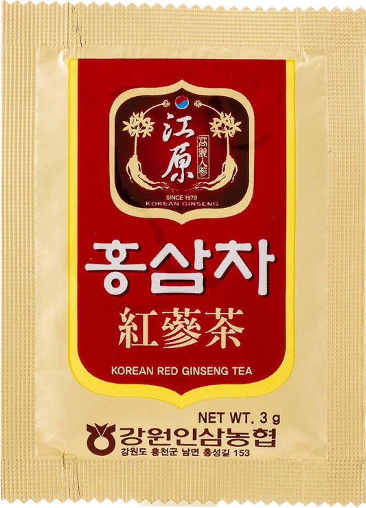 Granular traditional Korean red ginseng tea packaging