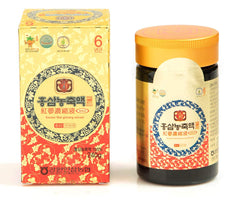 Front view of Gangwoninsam Korean Red Ginseng Extract Gold 240g