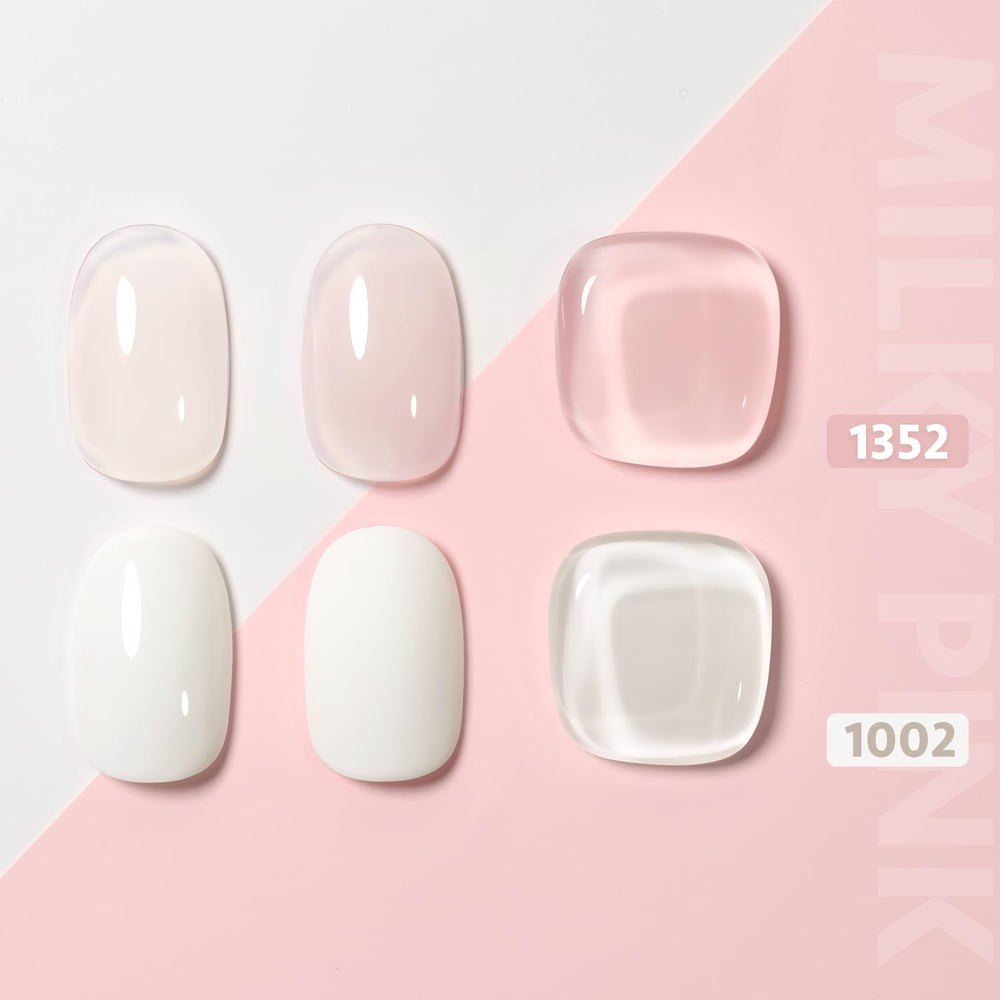 GAOY nude milky pink polish bottle ideal for natural French nails