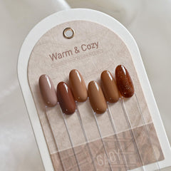 GAOY Caramel brown shade gel polish for effortless everyday nails