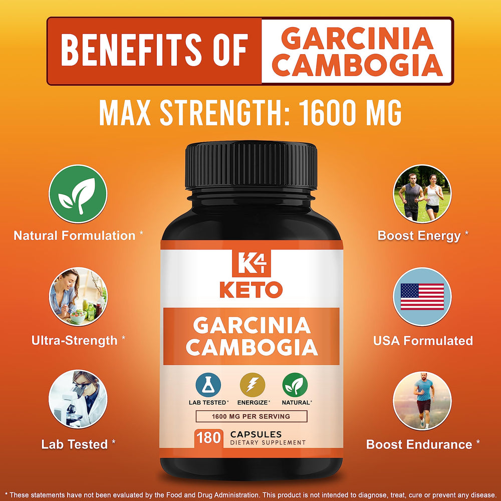 Serving size of 2 capsules with 800 mg HCA per day