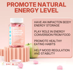 Vegan and sugar-free Garcinia Cambogia gummies packaging