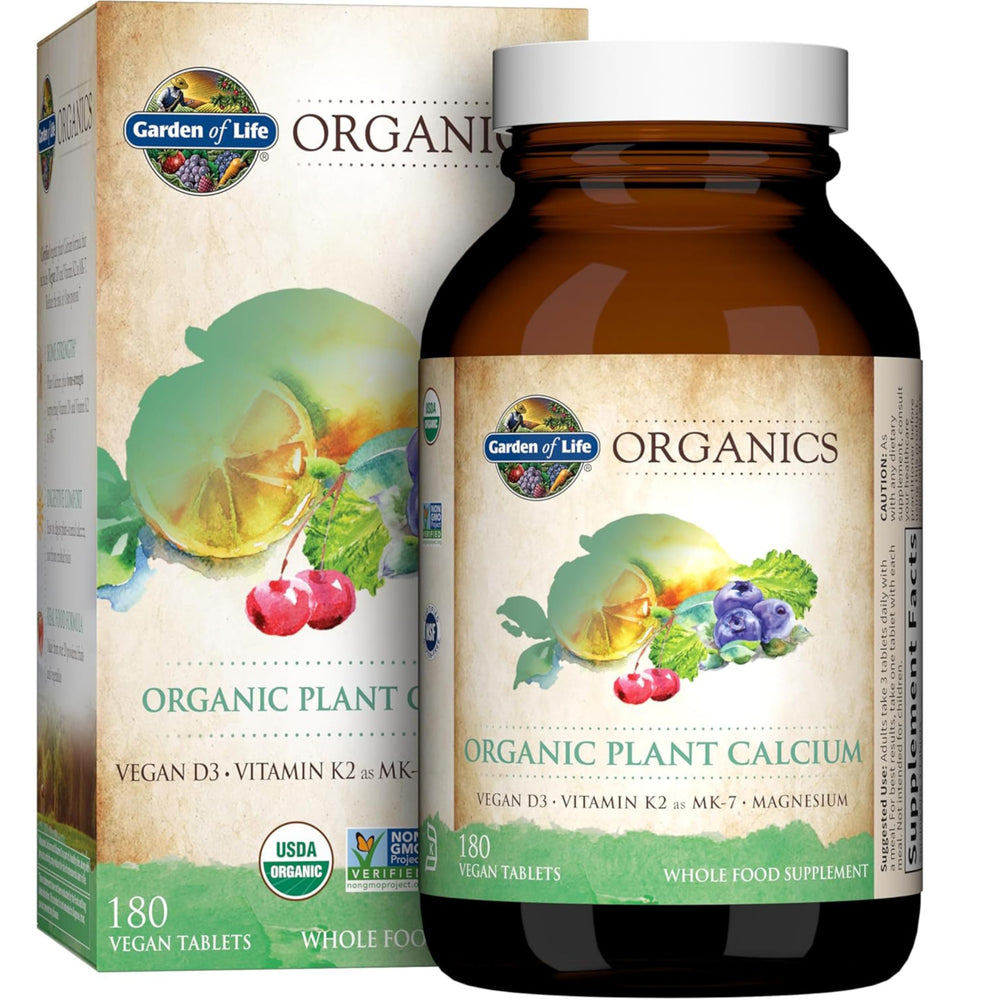 Garden of Life Plant Calcium bottle with label