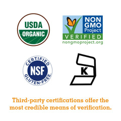 Concept image of Clean Tablet Technology using organic non-GMO materials
